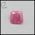 Square Cut Pink Synthetic Ice Cubic Zirconia